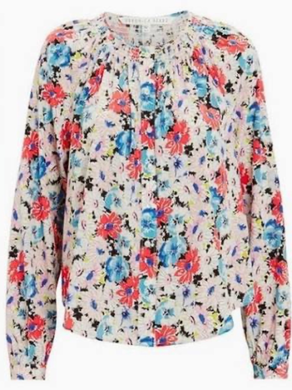 Veronica Beard Madge Silk Floral Top - size 10